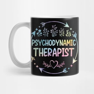 Psychodynamic Therapist cute floral watercolor Mug